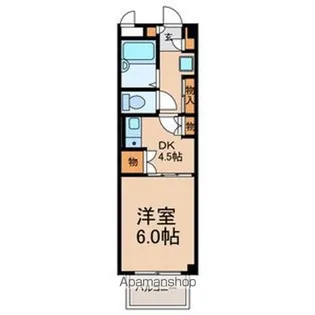 カーサ・ラ・フエンテ【1階】の間取り