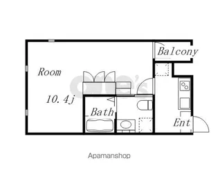ソリッド筒井【2階】の間取り