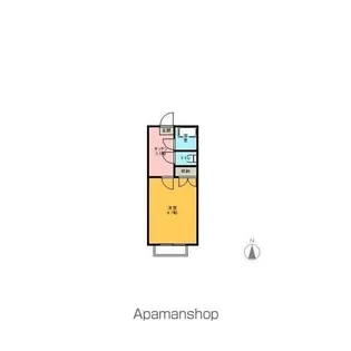 ベルトピア福島9【202号室】の間取り
