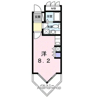 アーバン・ケティーズ【4階】の間取り