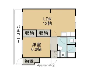 K’SB田園 Ⅲ号館【103号室】の間取り