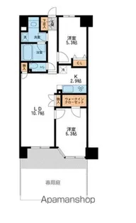 レジディア南千住【1階】の間取り