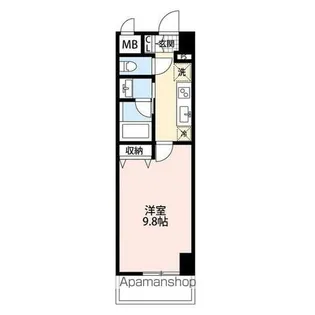 パークソレイユ新潟駅前【6階】の間取り