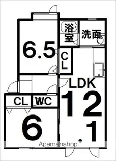 エーコーエピオンⅡ【101号室】の間取り