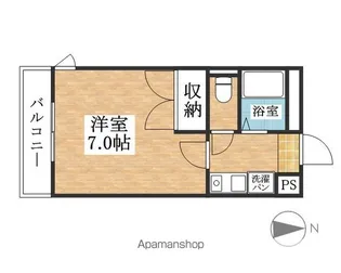 コンフォート天王森【2階】の間取り
