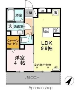 Bloomington【3階】の間取り