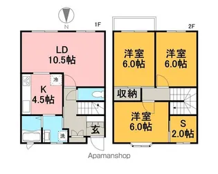 ガーデンハウス幸【D号室】の間取り