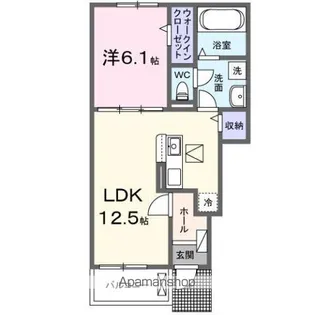 エスタシオンコート【1階】の間取り