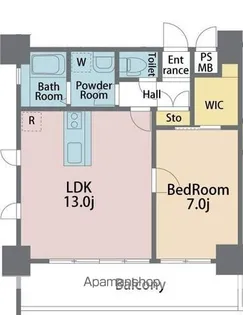 プレシャス・ロジェ 公園前【7階】の間取り