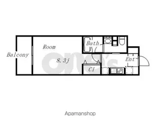 パークアクシス名古屋山王【13階】の間取り