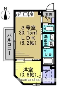 アトレイユ蘇我【1階】の間取り