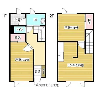 シティーハウスⅠ【1階】の間取り