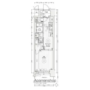 エステムコート名古屋ライブゲート【2階】の間取り
