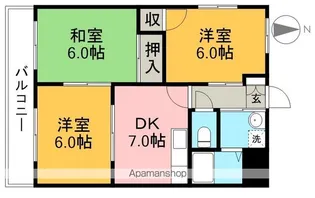 サチ高須【2階】の間取り