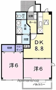 プレフォーリスト【1階】の間取り