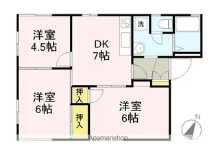 スターハイツA【1階】の間取り
