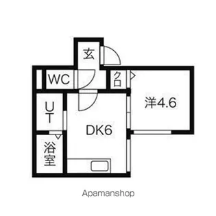 ヴィレッジ円山【3階】の間取り