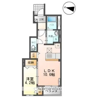 グランブール【1階】の間取り