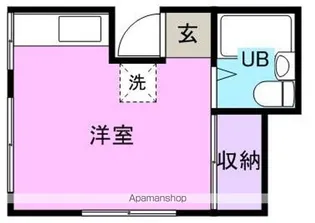 コーポNTA【102号室】の間取り
