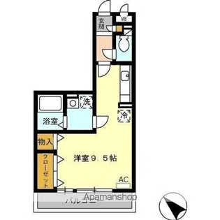 パークハイム B棟【3階】の間取り