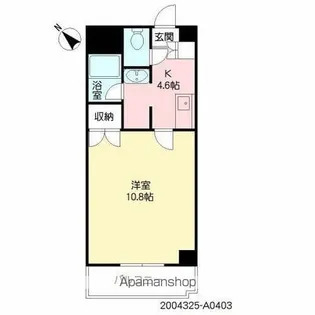 ルノアス博多【4階】の間取り