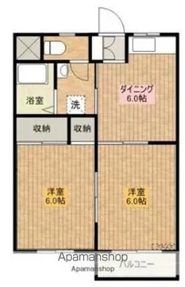 サンコーポ【202号室】の間取り