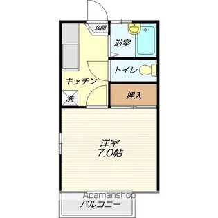 フラット英翆【201号室】の間取り