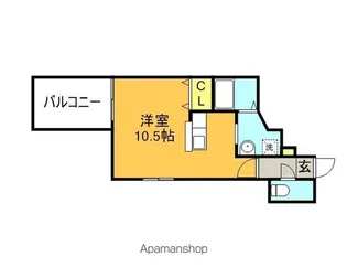 サーディンⅠ【5階】の間取り