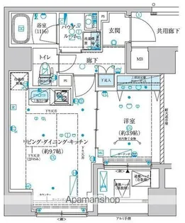 メインステージ横濱真金町【10階】の間取り