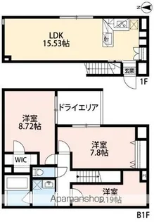 ROBOT HOME 中目黒【1階】の間取り