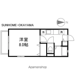 プティ オーベルニュ【3階】の間取り