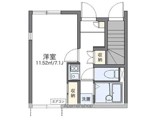 レオネクストPRESSO大師西【1階】の間取り