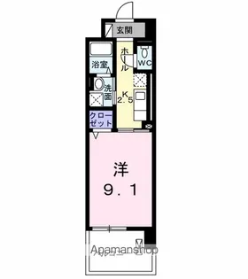 東京都東大和市立野3丁目【マンション】の間取り