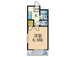 クリスタルウイング【4階】の間取り