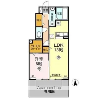 リビングタウン鵜沼 A【1階】の間取り