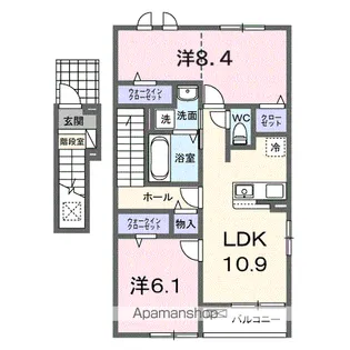 サニー・ベル【2階】の間取り
