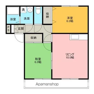 グリーンハイツNOAH【1階】の間取り