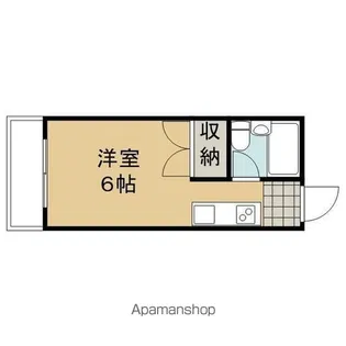 コーポバードワン【202号室】の間取り