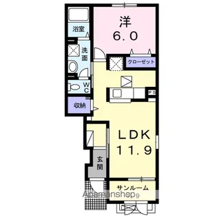 クエストO Ⅰ【1階】の間取り