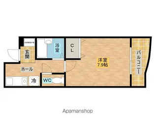 パルコート春木【311号室】の間取り