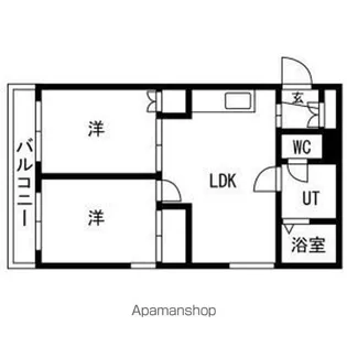 ソレイユ琴似【1階】の間取り