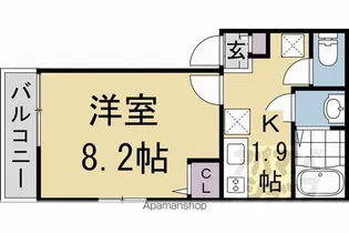 NEXT LIFE 太秦天神川II【4階】の間取り