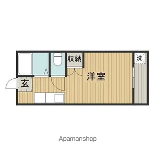 グリーンハイツ【1階】の間取り