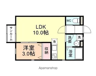 GRACE SQUARE Ⅰ【1階】の間取り