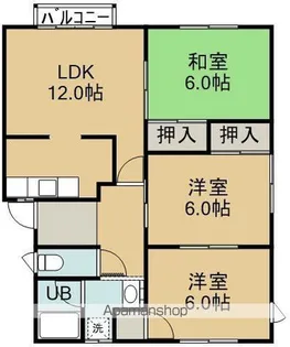 コスモ美原【B-2号室】の間取り
