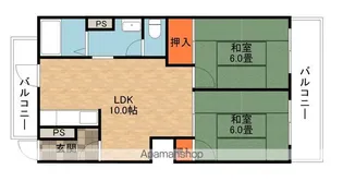 東ハイム【2階】の間取り