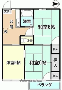 荒木マンション【203号室】の間取り