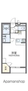 レオパレス未来【203号室】の間取り
