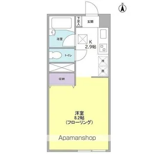 グリーンハウス南池袋【1-C号室】の間取り