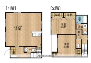 テラスハウス0の3乗【123号室】の間取り